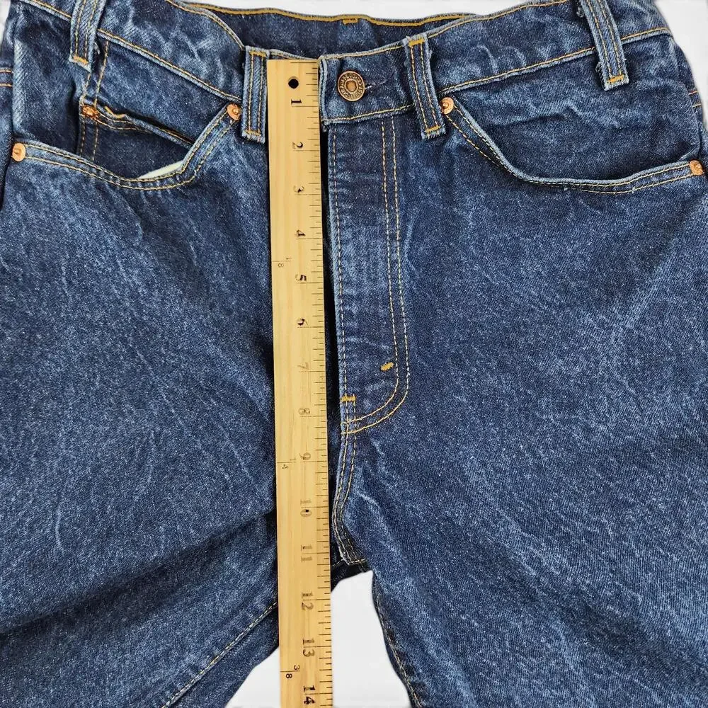 Vintage Levis 517 Jeans Mens 32x32 (Fits 30x26) Blue Orange Tab USA 1991